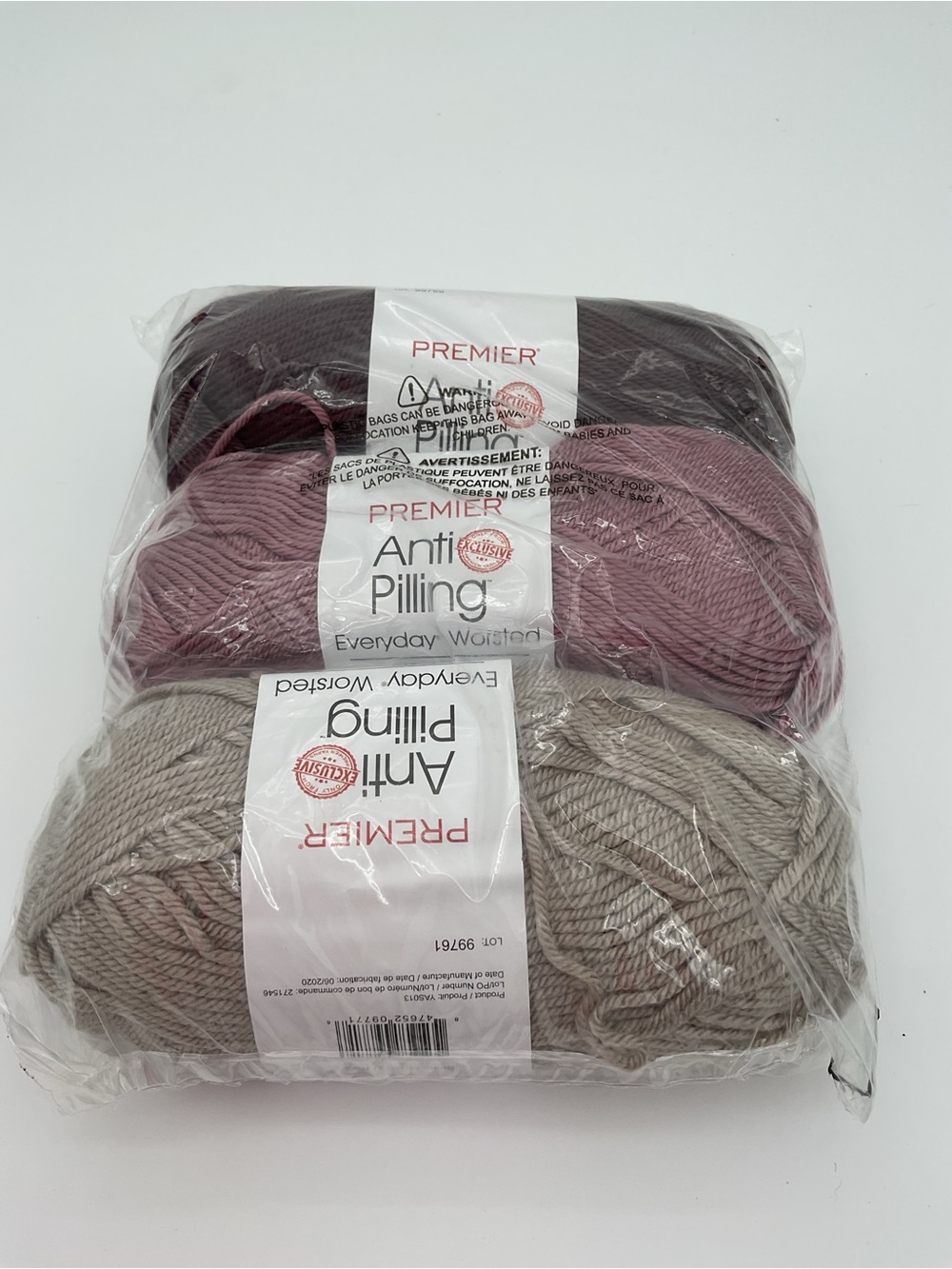 3 Skeins Premier Anti-Pilling Everyday Worsted Yarn for Annie’s Kit Club